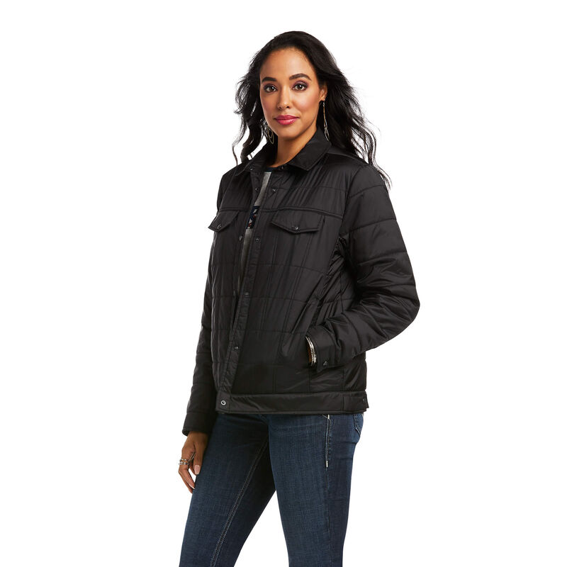 Ariat Jacke Damen - Puffer Trucker Insulated Schwarz ( SDUCE-0679 )
